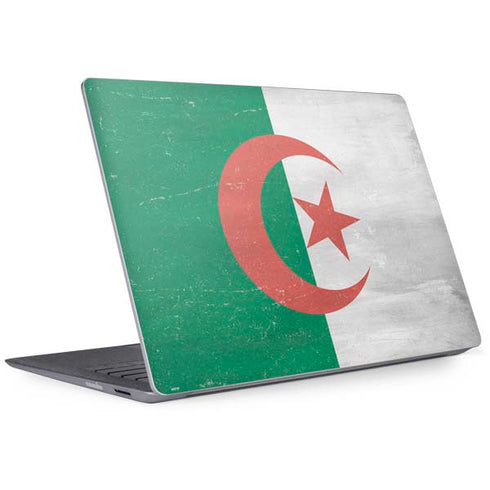 Algeria Flag Distressed Surface Laptop 2 Skin